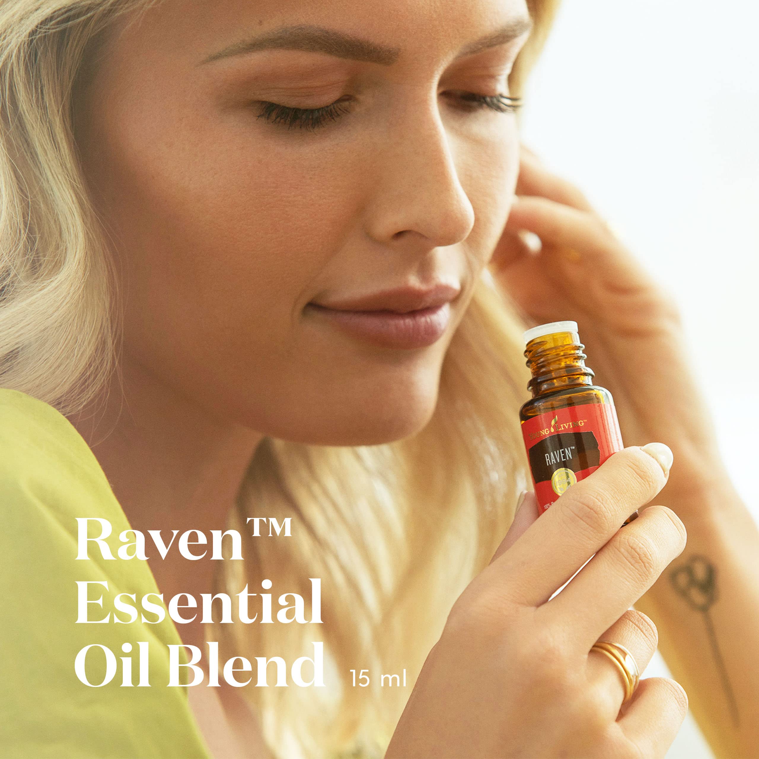 Young Living Raven Essential Oil Blend - Chilly, Minty Blend with Sweet Undertones - 15 ml