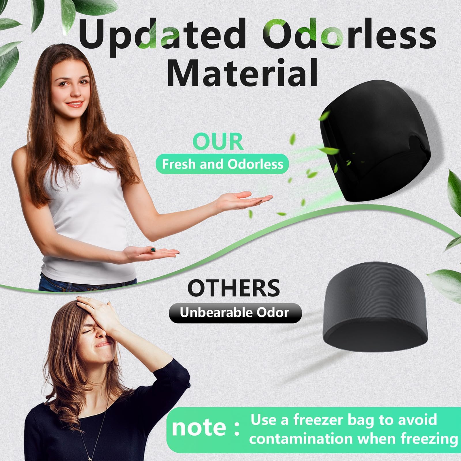 Migraine Headache Relief Cap, Migraine Relief Cap Hot & Cold Therapy Hangover Hat Mask Odorless Migraine Headache Hat for Puffy