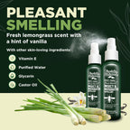 Deet-Free Insect & Mosquito Repellent Pack of 3 (2oz) - Nice Smelling Insect Repellent with Lemongrass Oil Safe for Pets and Kid