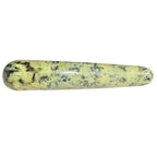 Charged 4 Serpentine Crystal Massage Wand + Selenite Charging Heart Included (Stimulate Kundalini Energies/Remove Chakra BLOCKAG