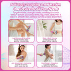 Yincook Lymphatic Drainage Massager & Anti Cellulite Massage Tool, Helps Reduce Stretch Marks & Cellulite,for Legs, Arms & Belly