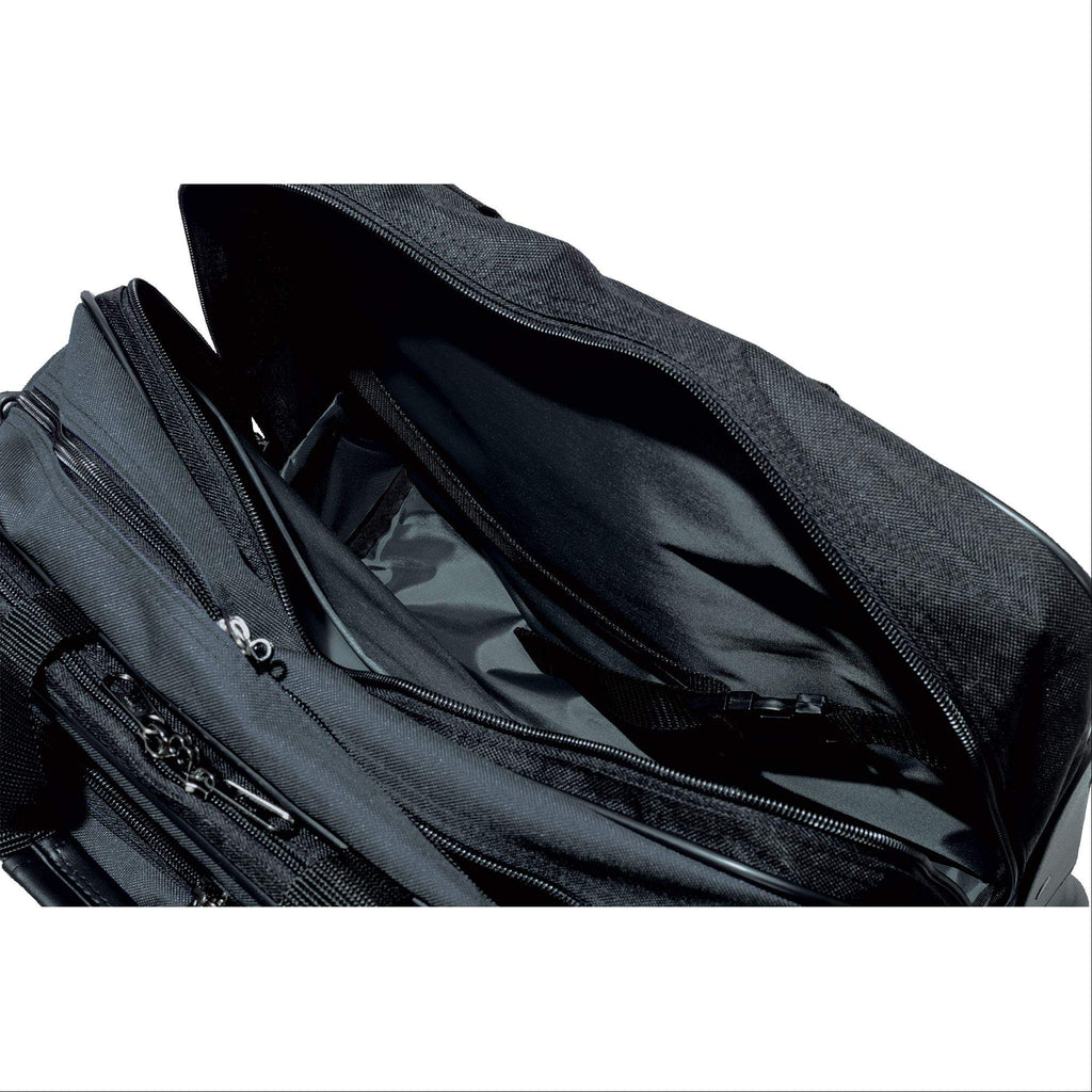 Hopkins Medical Products Rolling Med Bag with EZ-View: Waterproof, Laptop Section & Lockable File Pocket - Ultimate Mobility for