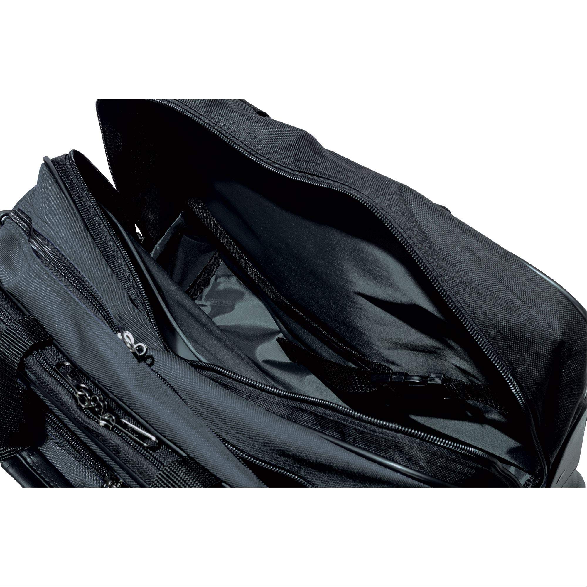 Hopkins Medical Products Rolling Med Bag with EZ-View: Waterproof, Laptop Section & Lockable File Pocket - Ultimate Mobility for