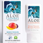 Aloe Cadabra Flavored Personal Lubricant Organic Passion Lube for Women, Men & Couples, Mango Passion 2.5 Ounce
