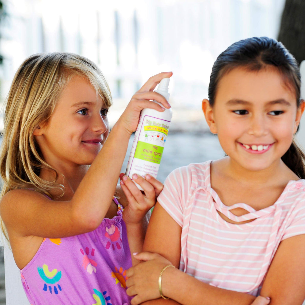 My Hair Helpers Anti-Lice Mint Spray for Head Lice Defense - Naturally Formulated with Essential Oils, 8 fl Ounces, Works on 1-2