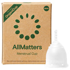 AllMatters OrganiCup Menstrual Cup - Size Mini - Eco-Friendly, Reusable Period Solution - Superior to Pads & Tampons - Suitable 
