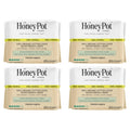 The Honey Pot Company - Incontinence Pads for Women - 80ct - Non-Herbal Panty Liners - Bladder Leak Control - Organic Cotton Cov