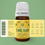 SZ Essentials Ylang Ylang Essential Oil - 100% Pure Natural and Undiluted- Extracted from Cananga Odorata var. Genuina - Floral