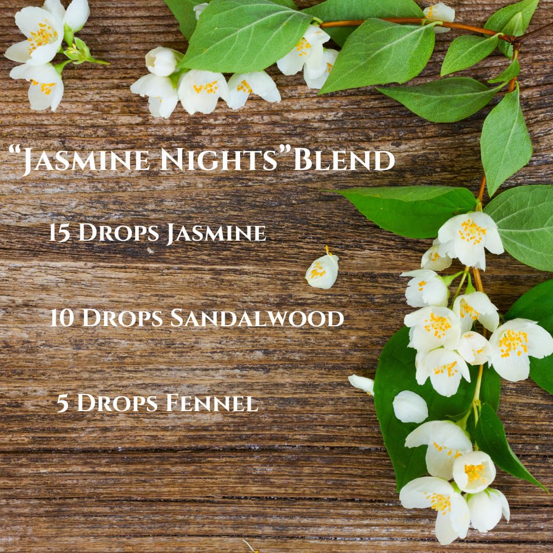 SenseLAB Jasmine Essential Oil - Skin and Hair Care - Massage Oil - 100% Pure Extract Jasmine Oil Therapeutic Grade for Aromathe
