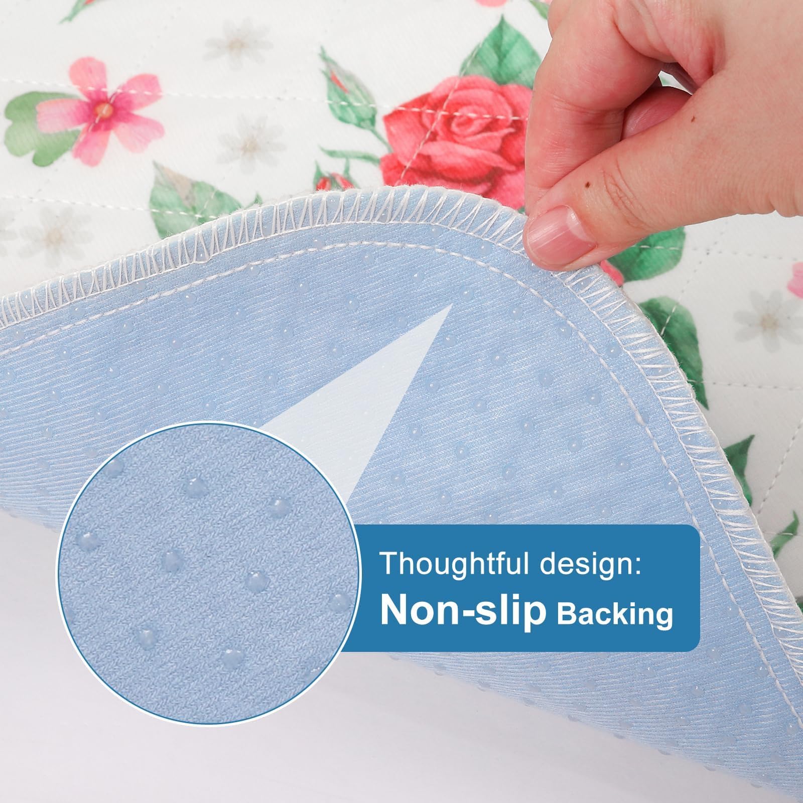 OUTCREATOR Washable Bed Pads 56 x 34 (Pack of 2), Incontinence Mattress Protector, Anti-Slip Waterproof Underpads for Adults Kid