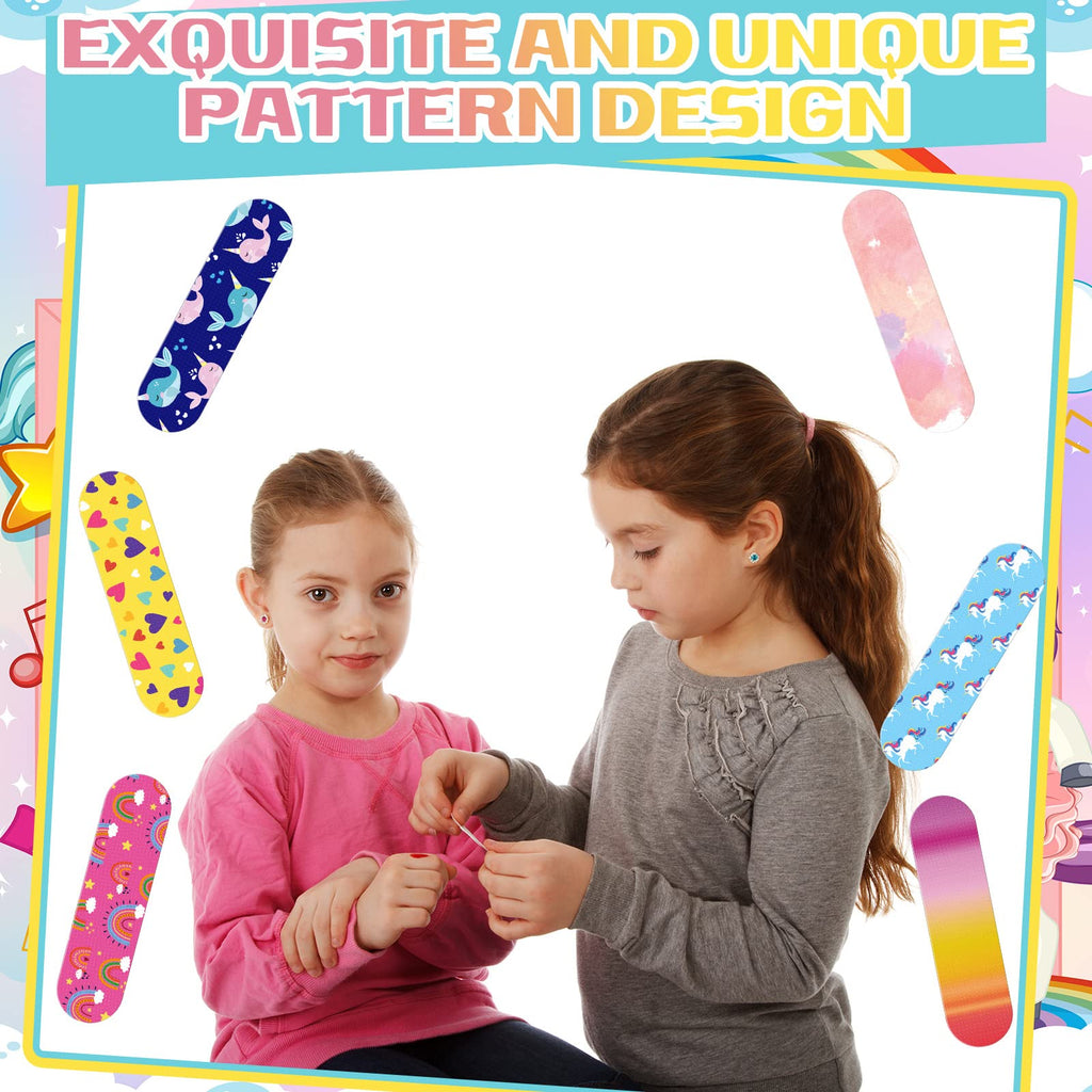 300 Pcs 10 Styles Kids Cartoon Bandages Adhesive Flexible Colorful Cute Bandages Waterproof Breathable Protect Scrapes and Cuts