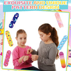 300 Pcs 10 Styles Kids Cartoon Bandages Adhesive Flexible Colorful Cute Bandages Waterproof Breathable Protect Scrapes and Cuts