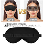Sleep Mask, Silk Eye Mask for Sleeping with Adjustable Strap, Blindfold Eyeshade for Men & Women, Comfortable & Soft Eye Cover E