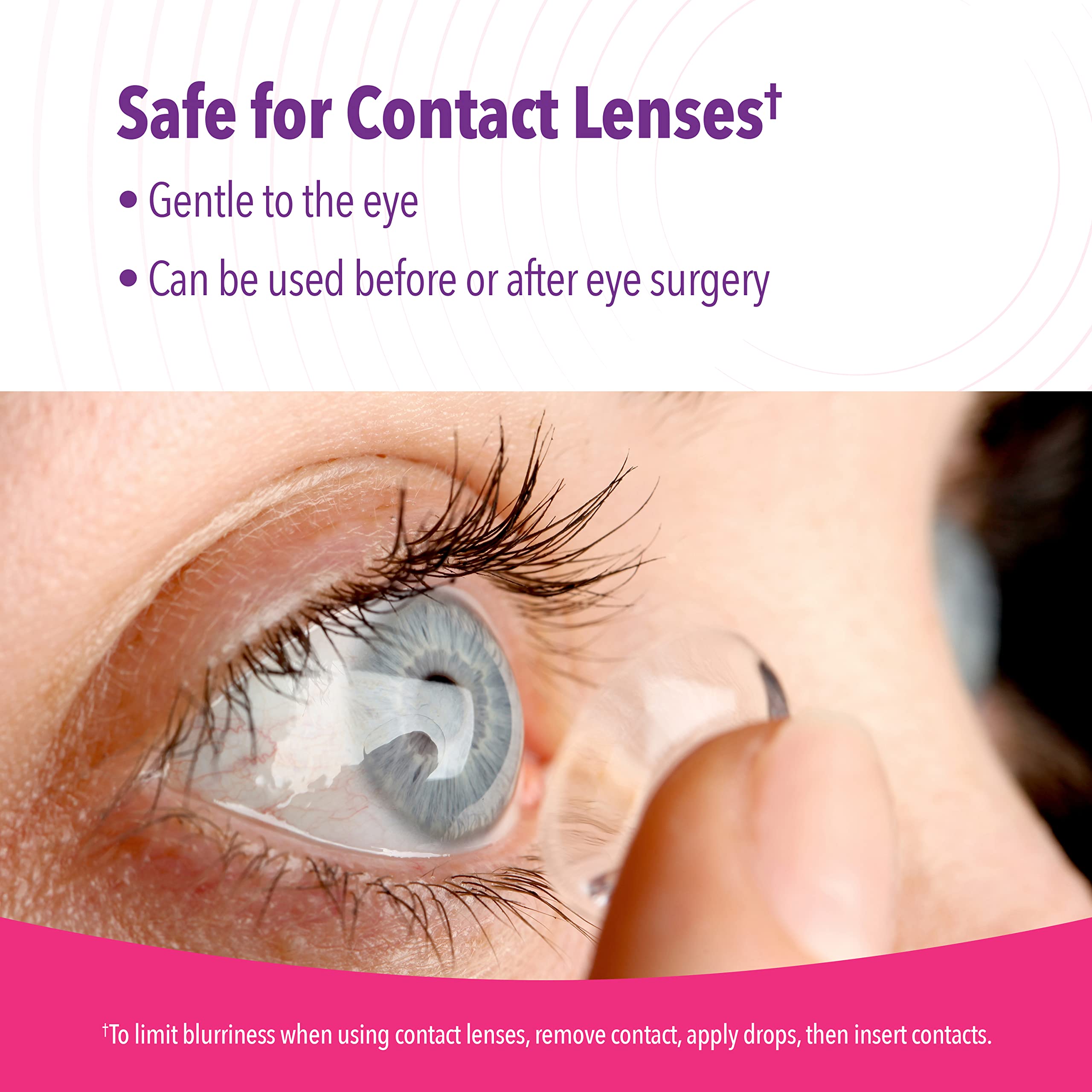 iVIZIA Sterile Lubricant Eye Drops for Dry Eyes, Preservative-Free, Moisturizing, Dry Eye Relief, Contact Lens Friendly, 0.33 fl