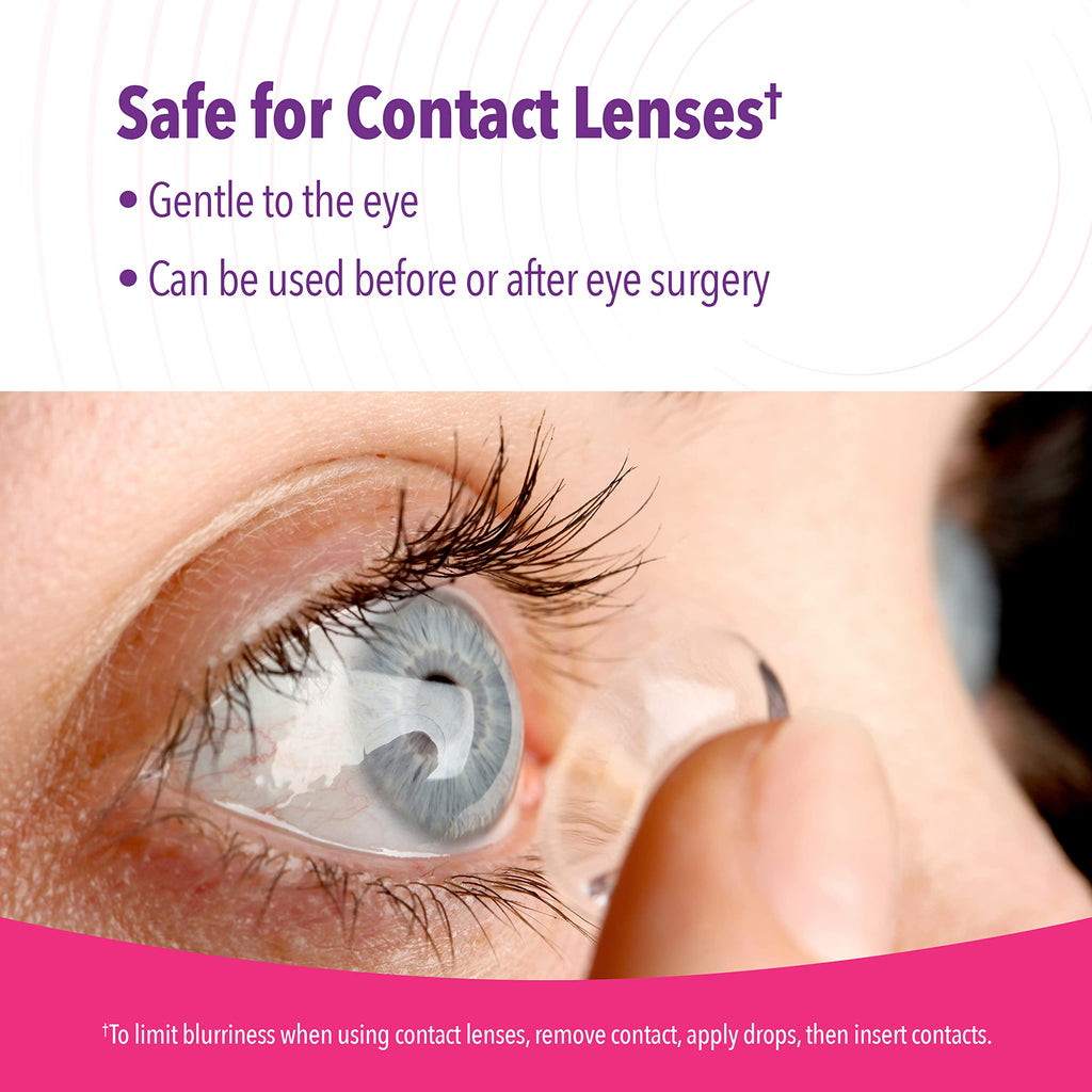 iVIZIA Sterile Lubricant Eye Drops for Dry Eyes, Preservative-Free, Moisturizing, Dry Eye Relief, Contact Lens Friendly, 0.33 fl