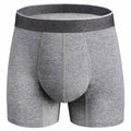 REELINDRY Mens Washable Incontinence Underwear, 2.3 oz Absorbency Reusable Leak Proof Odor Control Trunks 1 Pack(Gray, 2XL)