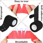 Tindobewan 8 Rolls Cohesive Bandage 2    x 5 Yards Self Adherent Bandage Wrap Breathable Vet Tape Elastic Adhesive Bandage for S