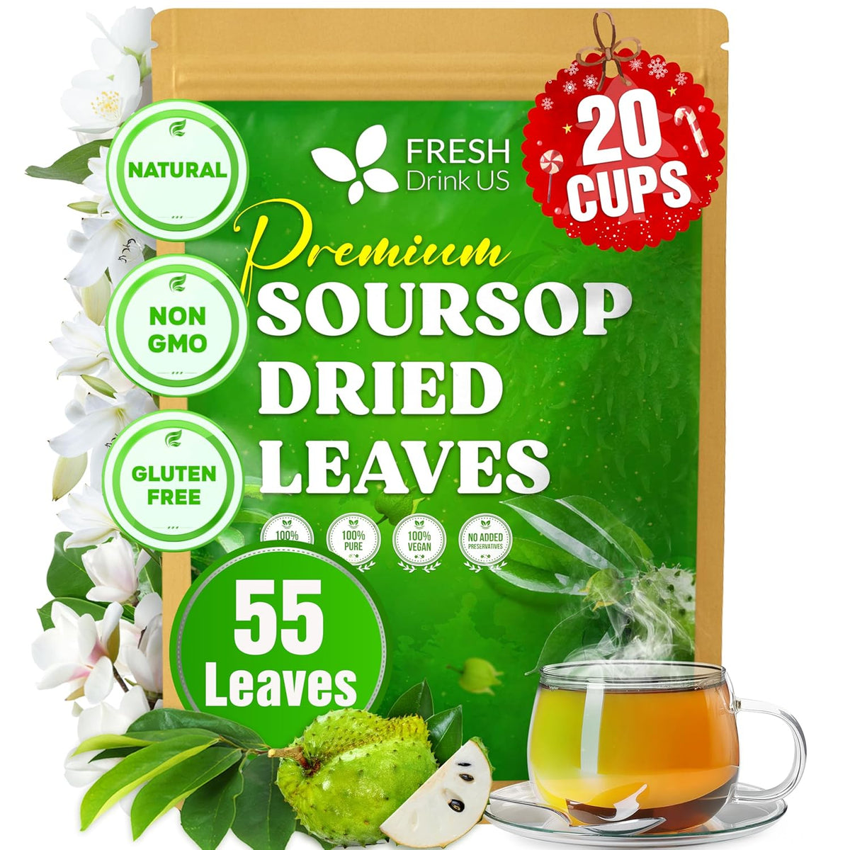 Premium Soursop Graviola Leaf Tea Bags