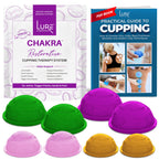 Lure Essentials Cupping Therapy Set 10 Professional Silicone Cupping Cups for Muscle Knots, Joints, Muscles, Arms and Feet