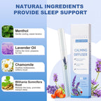 Herbal Diffuser Pen, 2 Pack Mullein & Melatonin Diffuser Pen, Night & Day Relax Duo Set for Fresh Breath & Calm Sleep Support, T