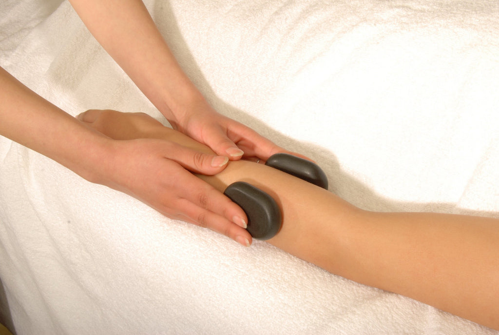 Master Massage Large Flat Ovular Basalt Hot Stone Massage 8piece Pack 3 X 2X 1rock, for Professional, Spa, Massage Therapy, Rela
