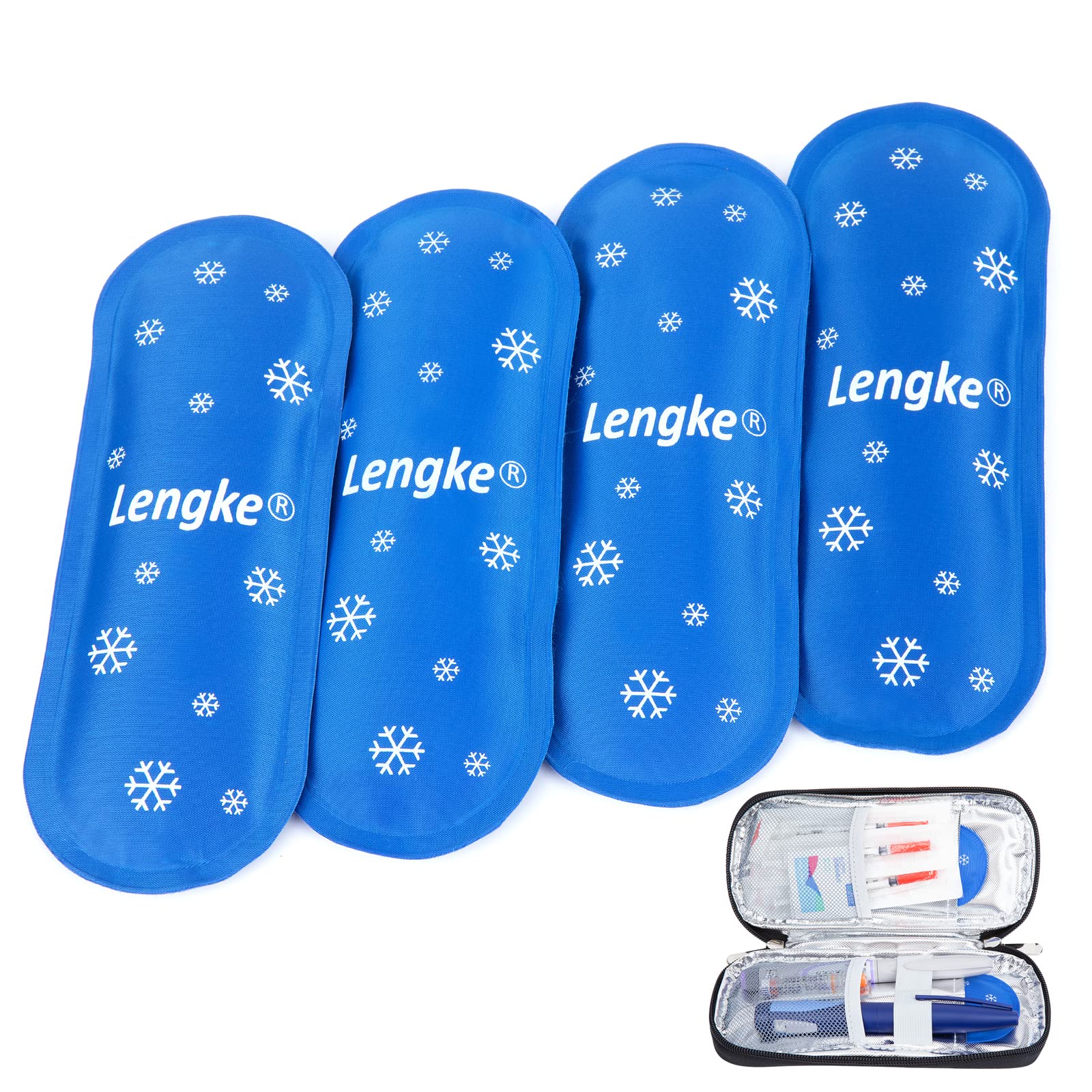 YOUSHARES Diabetes Ice Packs for Insulin Cooler Travel Case - Mini Ice Packs Suitable for Most Insulated Medication Travel Bag, 