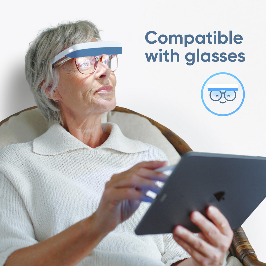 Luminette 3 Light Therapy Glasses - Wearable Light Therapy Lamp - Natural Relief for Sleep Problems, Seasonal Mood Disorders & J