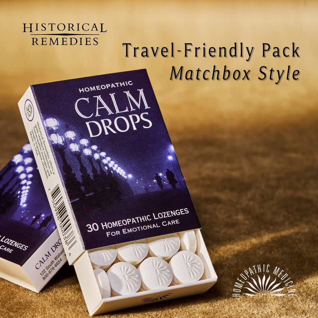 Historical Remedies Calm Drops Homeopathic Lozenges (3 Pack)| Natural Care for Emotional Stress Relief, Vegan & Gluten-Free Orga