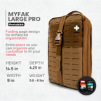 My Medic MYFAK Large Pro- HSA FSA Approved Ifak First Aid Kit - Comprehensive 200 life saving Item Medical Kit - Boat or Car Fir