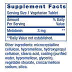 Life Extension Melatonin 6 Hour Timed Release, 3 mg, Extended-Release Formula for Optimal Sleep Support, Healthy circadian Rhyth