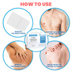 Waterproof Bandages, Transparent Film Dressing, Waterproof Bandages Post Surgical, Wound Covers For Showering, Tattoo Cover For