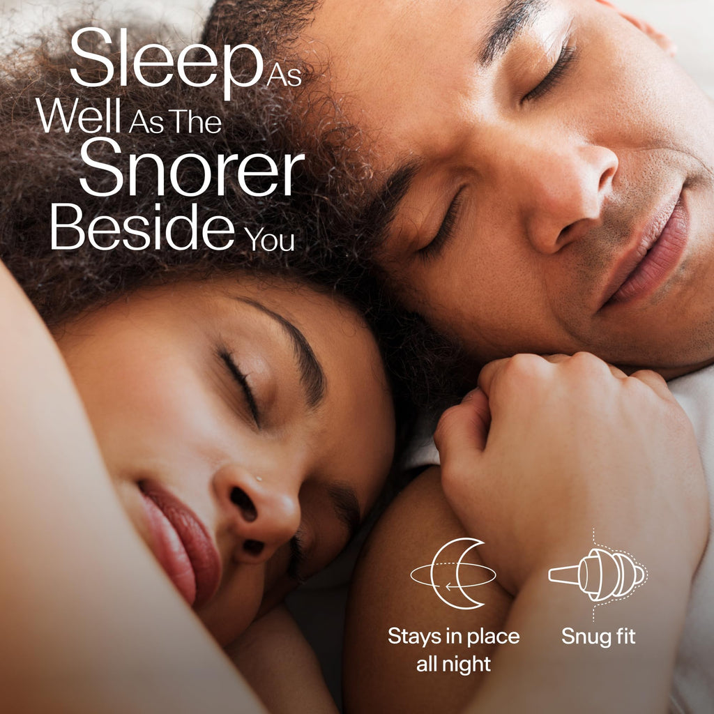 Alpine SleepDeep Multisize - Soft Ear Plugs for Sleeping and Concentration - New 3D Oval Shape and Noise Reducing Gel for Better