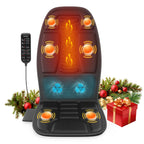 comrelax Massage Seat Cushion with Heat, Cooling Back Massager for Chair, Chair Massager for Full Body Massage, Deep Tissue Vibr