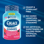 Colace Stool Softener Gummies, Gentle Dependable Constipation Relief Magnesium Citrate Gummies, No.1 Doctor Recommended Stool So
