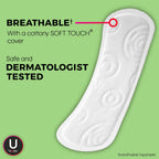 U by Kotex Lightdays Panty Liners, Regular, (thomaswi), Multicolor, Unscented, 64 Count