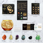Aovila Scorpio Birthday Gifts for Women - Scorpio Candle Holder Crystals Birthstones Gifts Box Set - Zodiac Gifts Astrology Horo