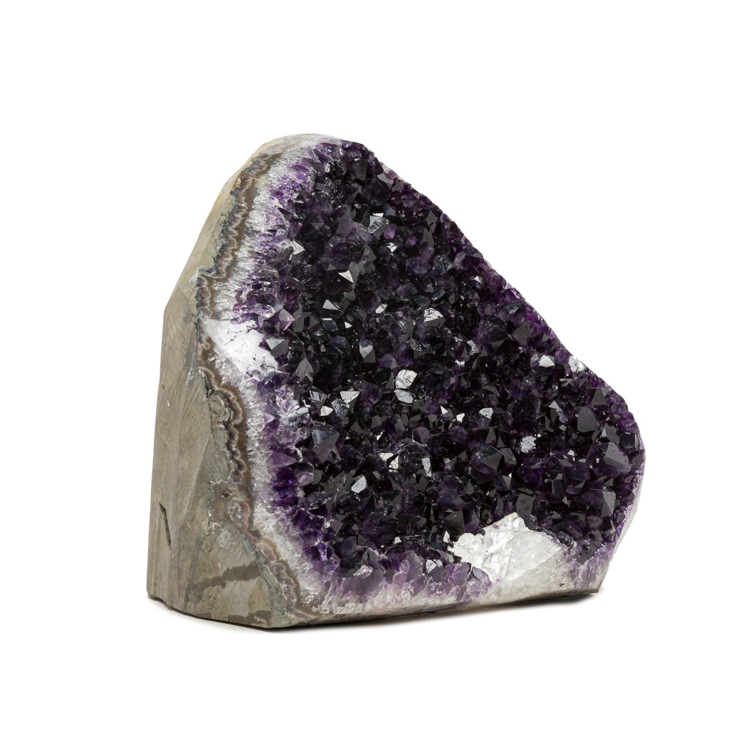 EMPORION GEMS 25.39 lb Extraordinary Natural Amethyst Geode - Unique Collectors Quality - 10 (H) x8 (W) Inches Large Crystal Clu