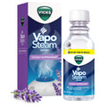 Vicks VapoSteam Lavender - Medicated Liquid with Camphor, Cough Suppressant - Helps with Cough Relief, Relaxation, and Comfortab