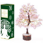Rose Quartz Crystal Tree Room Decor and Pink Home Decor Healing Crystals Chakra Tree of Life Birthday Gifts for Women Mom Her Si