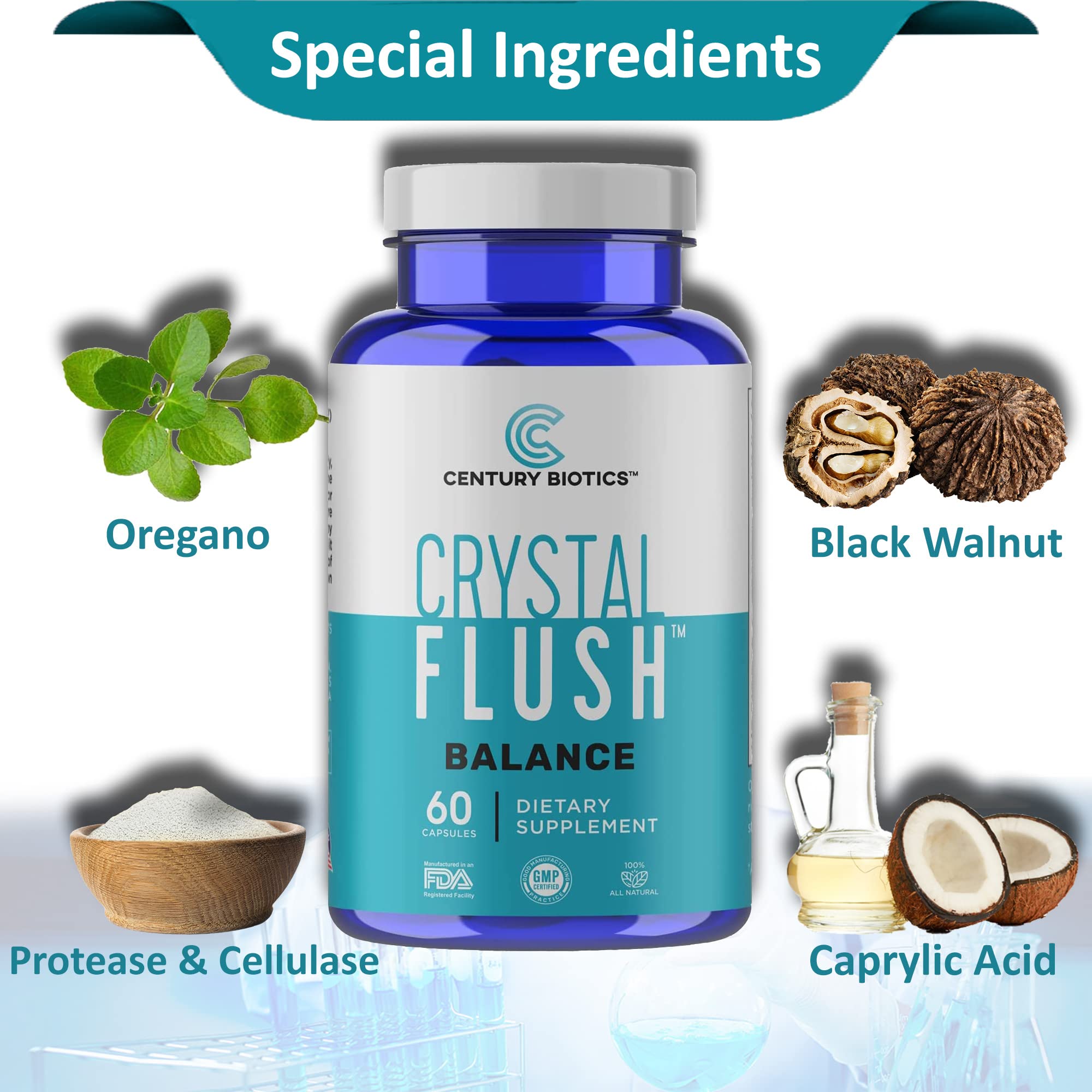 Balance Feet Fungus Dietary Supplement Capsules Toenail Fungus Treatment - 60 Capsule - Discover more about our complete 2-Step