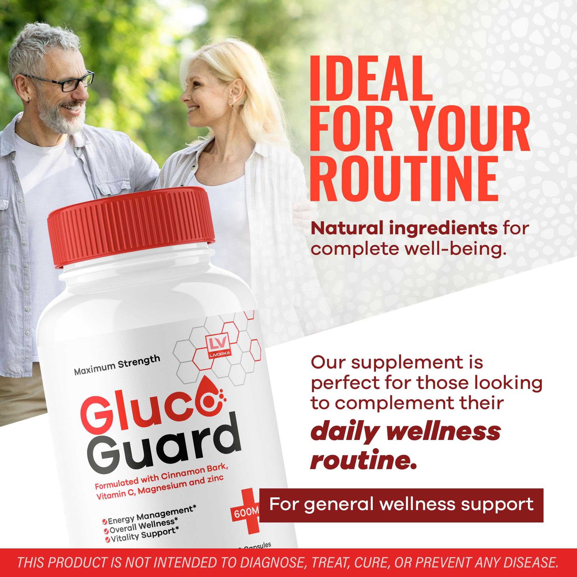 (5 Pack) GlucoGuard Capsules - Official GlucoGuard Advanced Blood Support Formula, Natural GlucoGuard Pills Maximum Strength, Gl