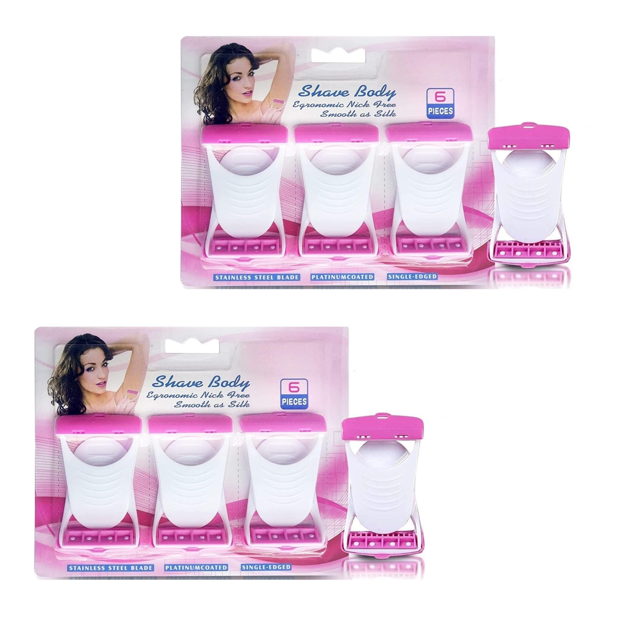 Truveli Painless Hair Removal Body Shaver & Bikini Shaving Razor For Women Stainless Steel Sharp Blade Disposable Body Shaver Un