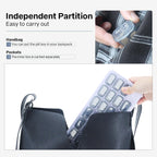UHZBTEC Monthly 31 compartments Pill Organizer Day Pill Organizer for Medicine Vitamin Holder Container (Grey)