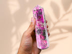 Large Cobalt Calcite Crystal Towers ~ Natural Healing Crystal Point Obelisk for Reiki Healing and Crystal Grid (5.5'' to 6'' INC