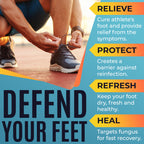 Athletes Foot Spray With Tea Tree Oil | Antifungal Treatment for Athletes Foot, Jock Itch, Ringworm | Soothes Itchy, Irritated S