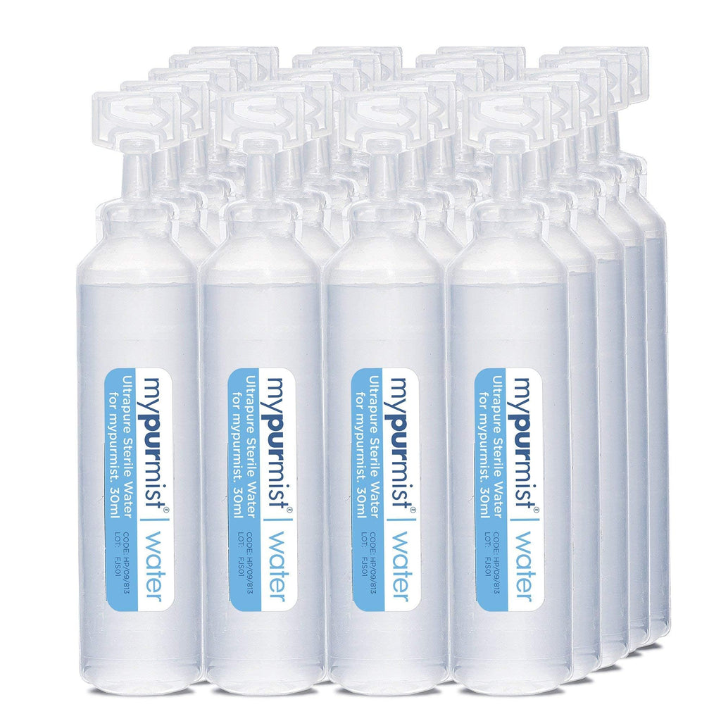 Mypurmist Ultrapure Sterile Water for Personal Steam Inhalers - Cleanest Water Vapor, Free from allergens, irritants and polluta