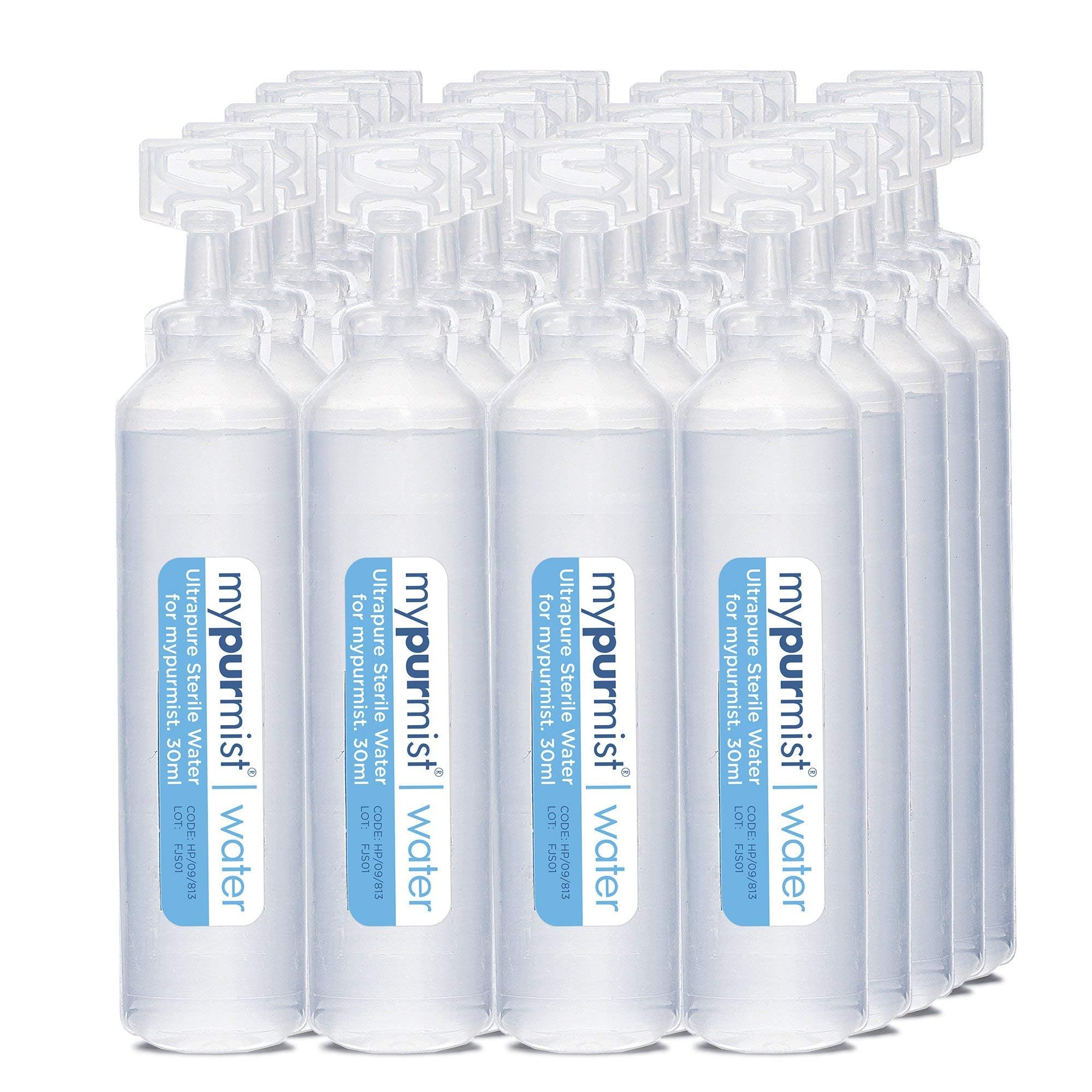 Mypurmist Ultrapure Sterile Water for Personal Steam Inhalers - Cleanest Water Vapor, Free from allergens, irritants and polluta