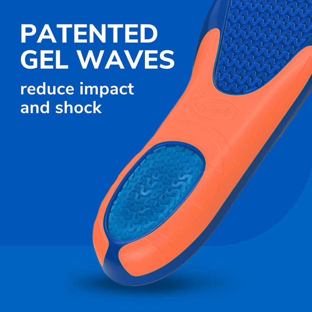 Dr. Scholls Extra Comfort Support Insoles Men, Size 8-14, 1 Pair: All-Day Comfort Shoe Inserts with Massaging Gel for Big & Tall
