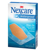 Nexcare Waterproof Clear Bandage, Knee and Elbow, 8 Count