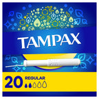 Tampax Regular Flushable, 20 Count